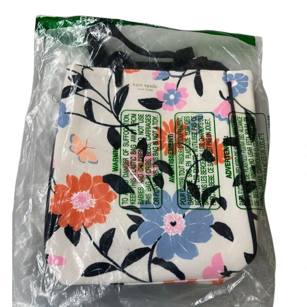Kate Spade New York Floral Garden Lunch Bag Tote‎ Insulated NWT Sealed